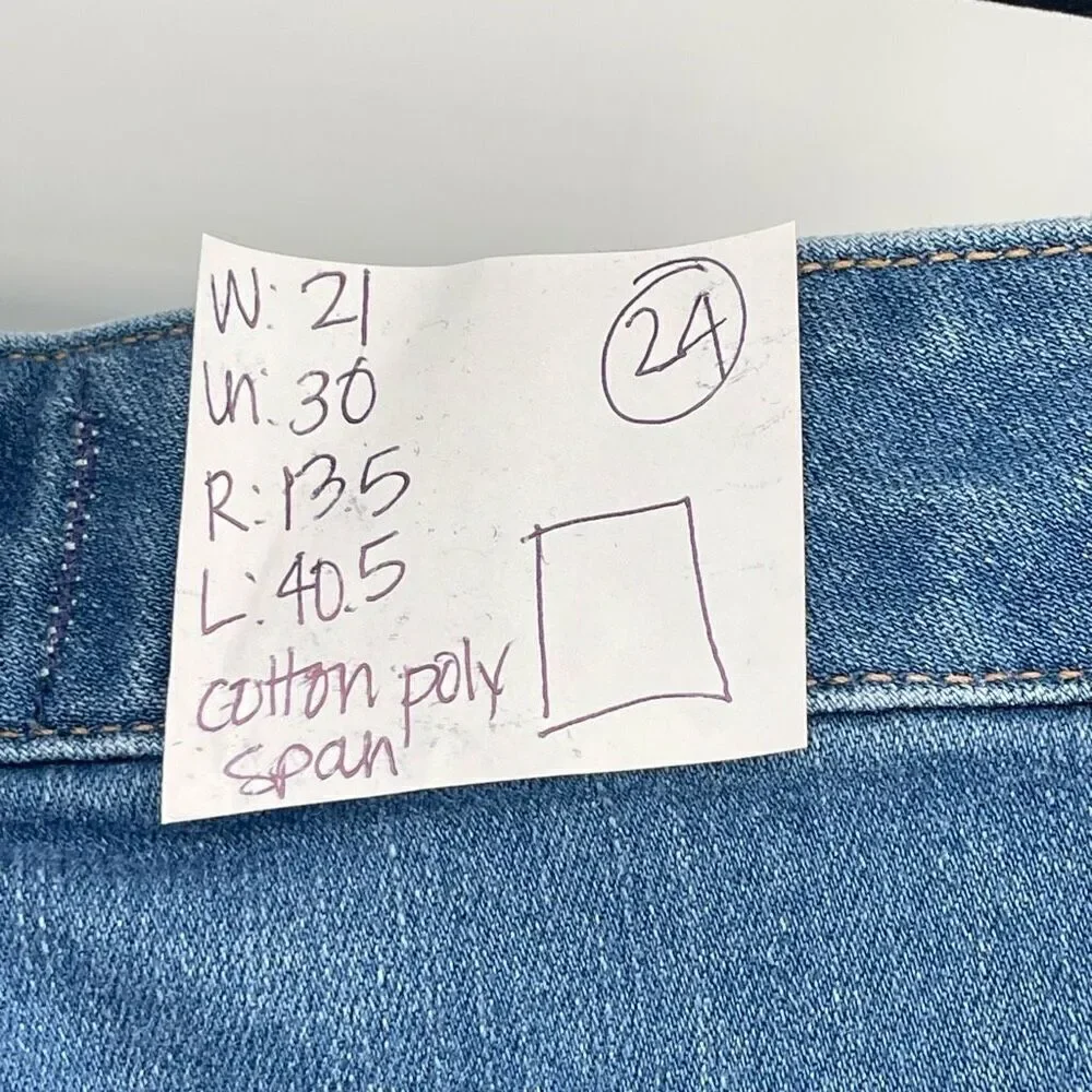 Lane Bryant Signature Fit Flex Magic Waistband Wide Leg Jeans Women’s Size 24